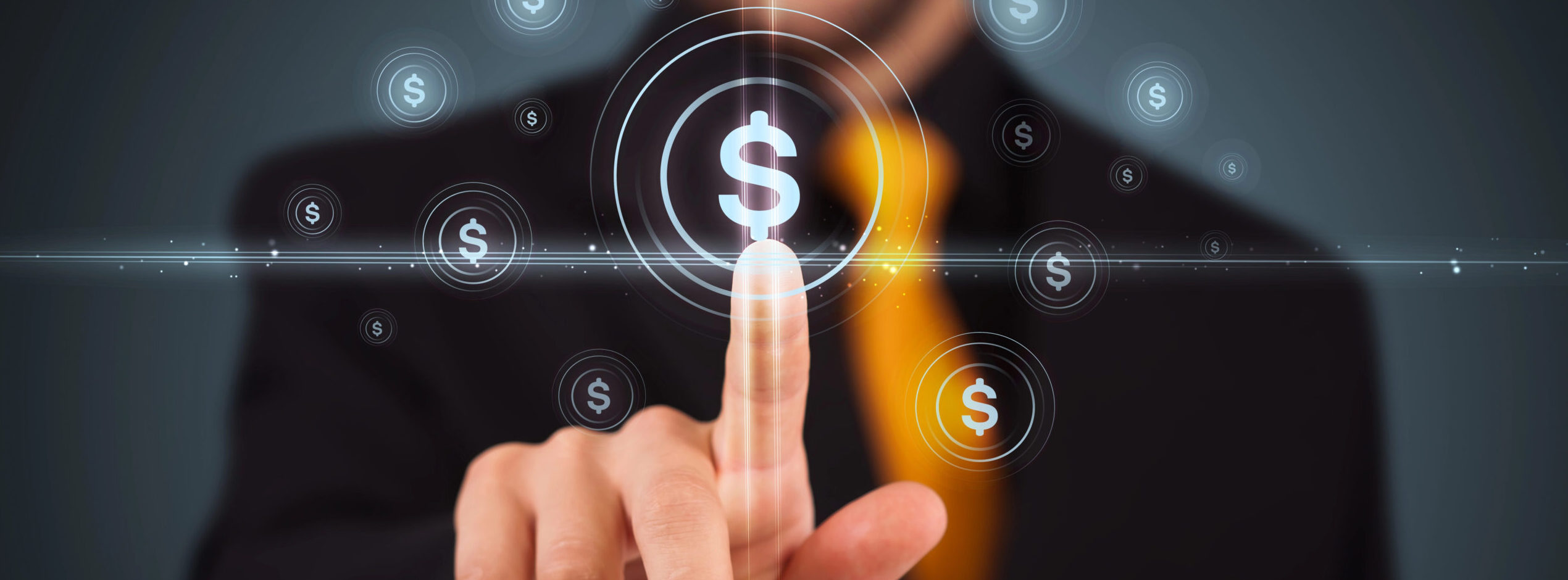 Person reviewing documents related to a group action on bank account closures